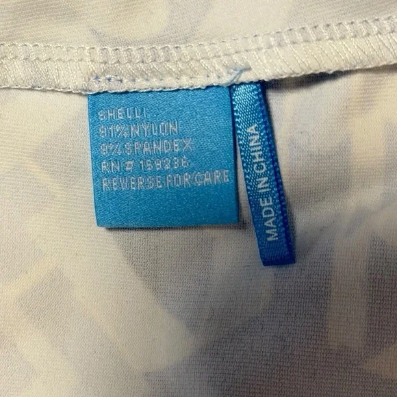 J. McLaughlin Edie Catalina Cloth Blue Biscayne Dress XS Halter Geometric Midi - Picture 7 of 7